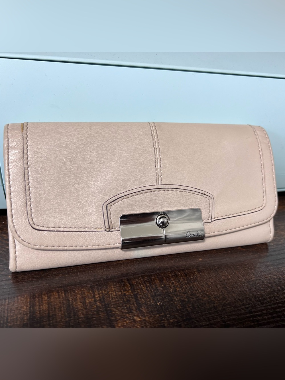 Coach Kristin Leather Wallet Clutch